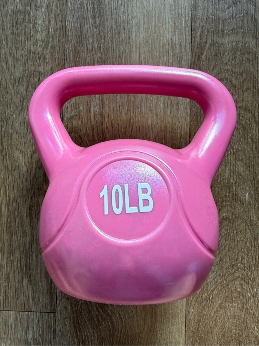 Pink 10lb Exercise Kettlebell